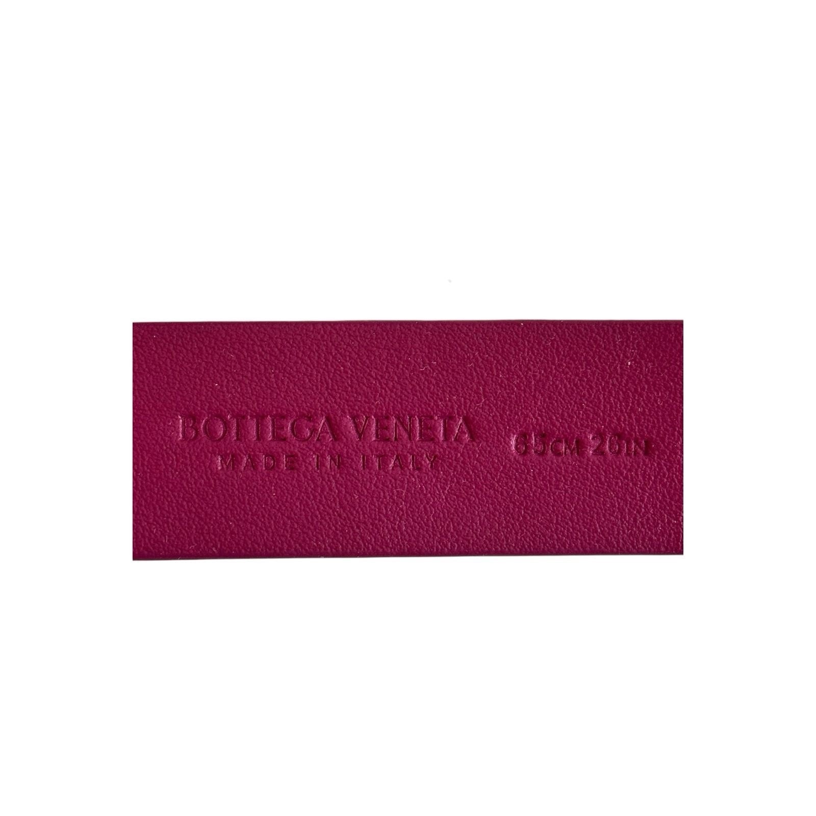 Bottega Veneta Triangle Buckle Magenta Size 65cm (Size 0)