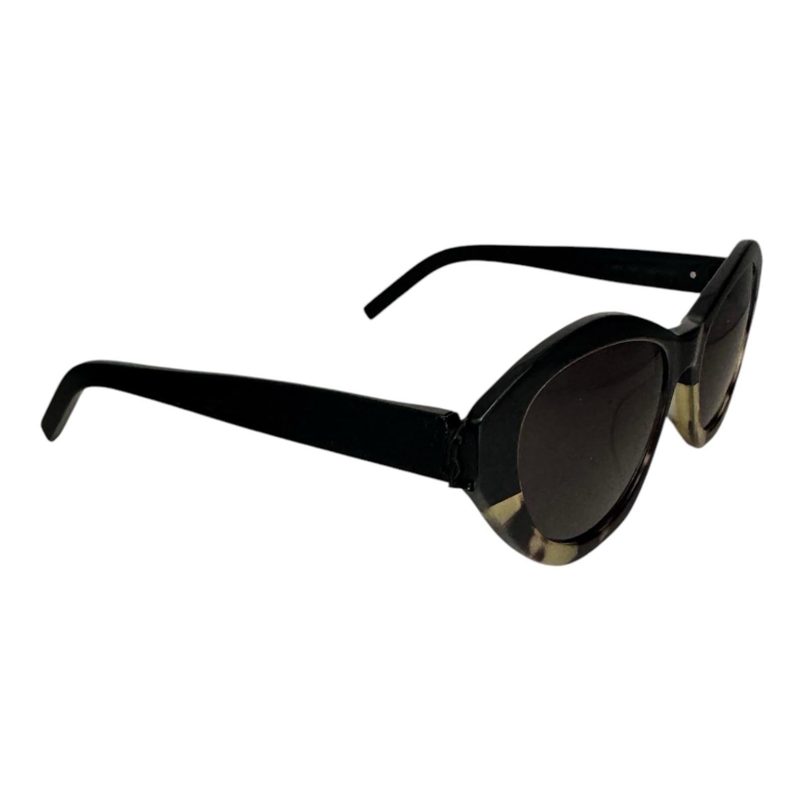 Saint Laurent SLM60-004 Cat Eye Sunglasses Black