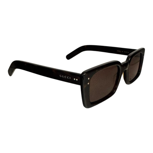 GUCCI Rave Squared Sunglasses Black Frames Tinted