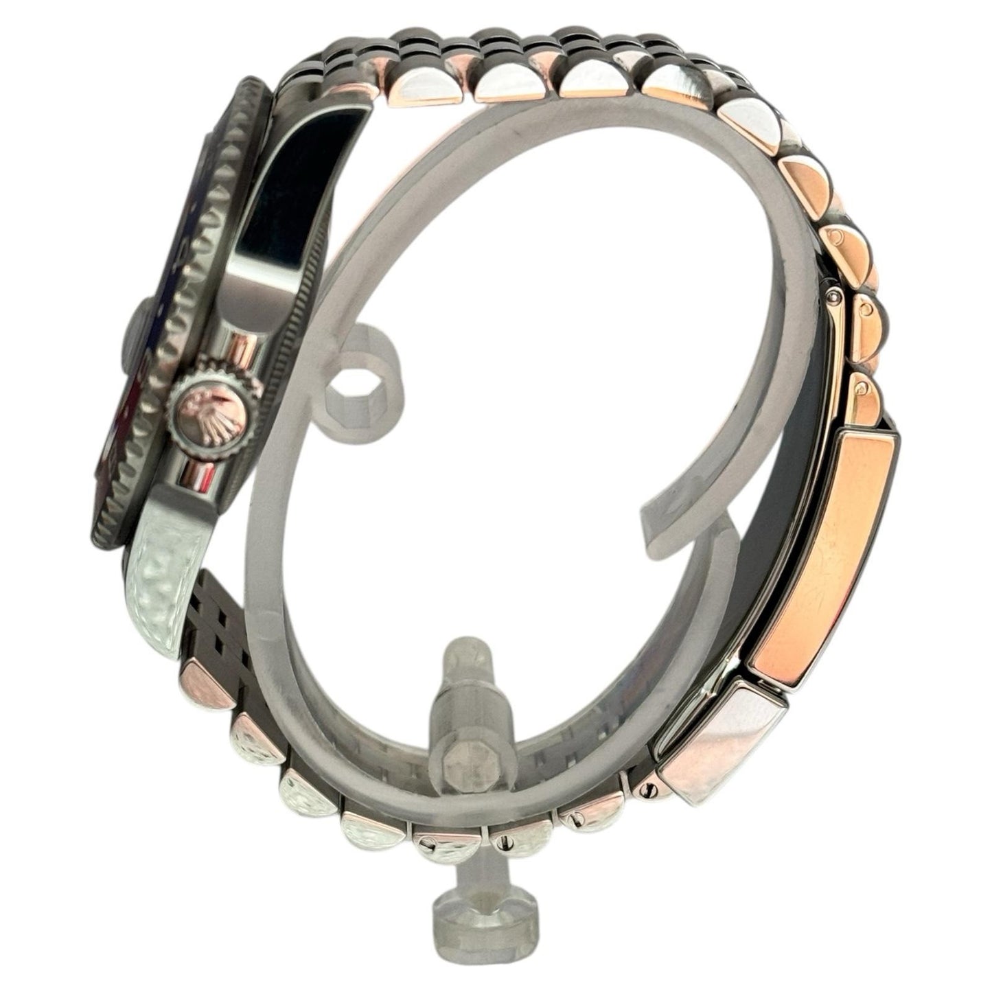 Rolex GMT-Master II 126710BLRO Silver Oyster Bracelet with Red and Blue Bezel