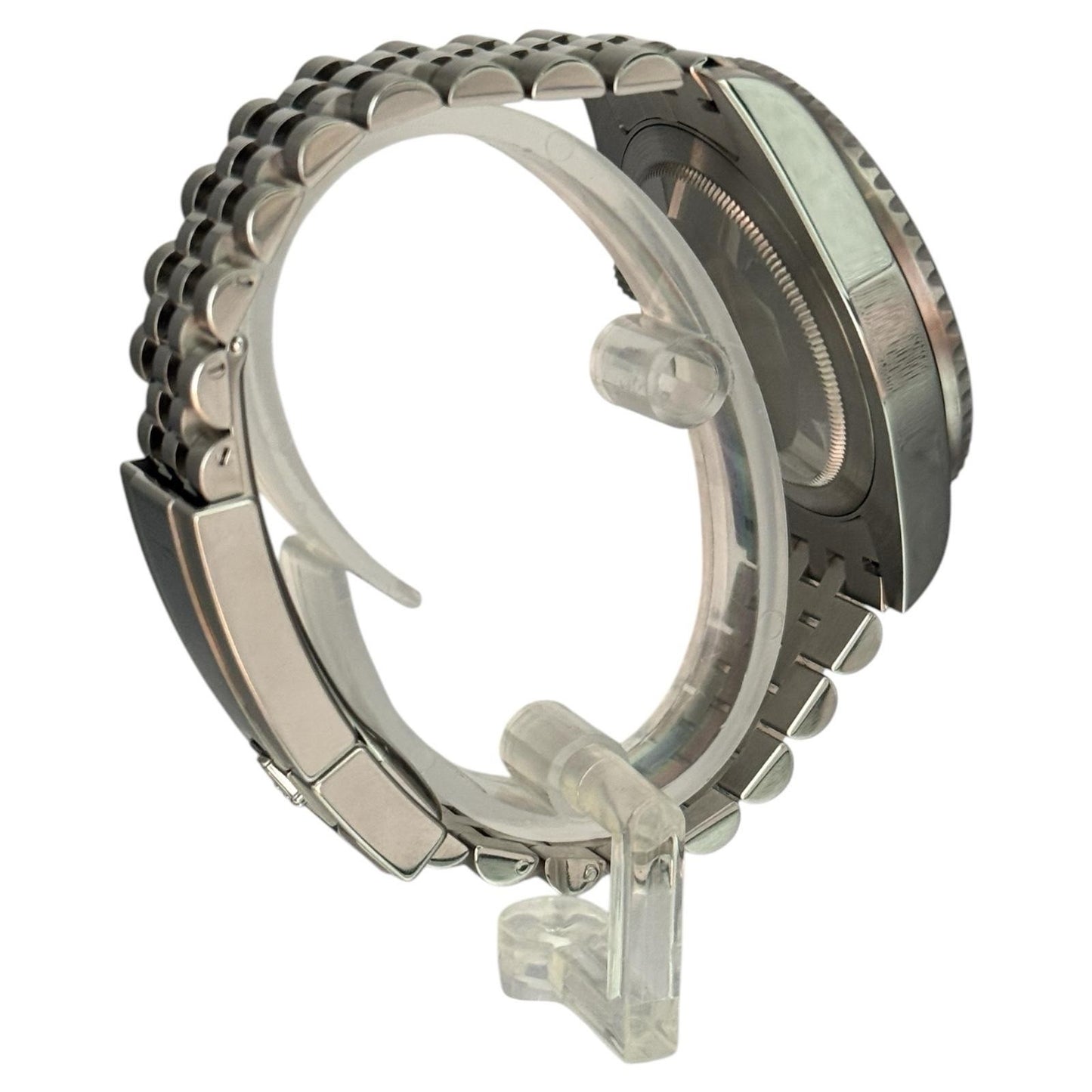 Rolex GMT-Master II 126710BLRO Silver Oyster Bracelet with Red and Blue Bezel