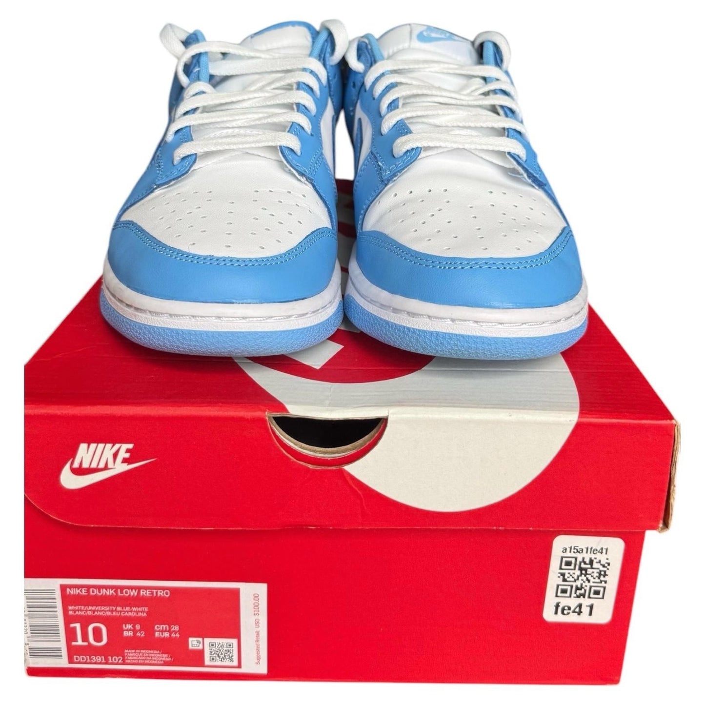 Nike Dunk Low “UNC” Size 10
