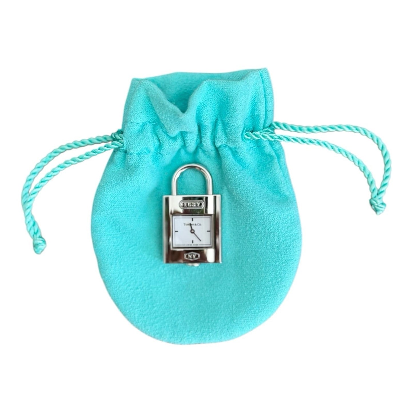 Tiffany & Co Silver Bracelet Clock Charm
