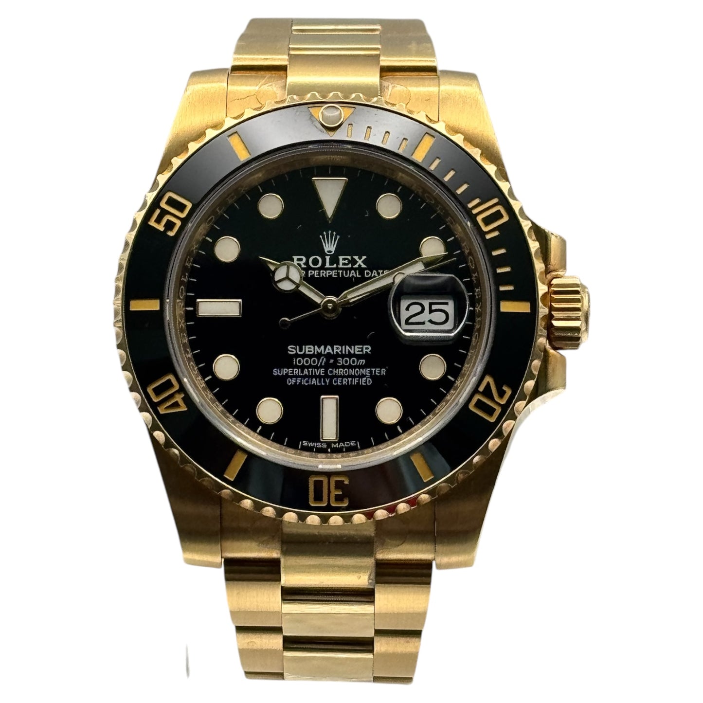 Rolex Submariner Date “Black & Gold” Ref. 116618LN