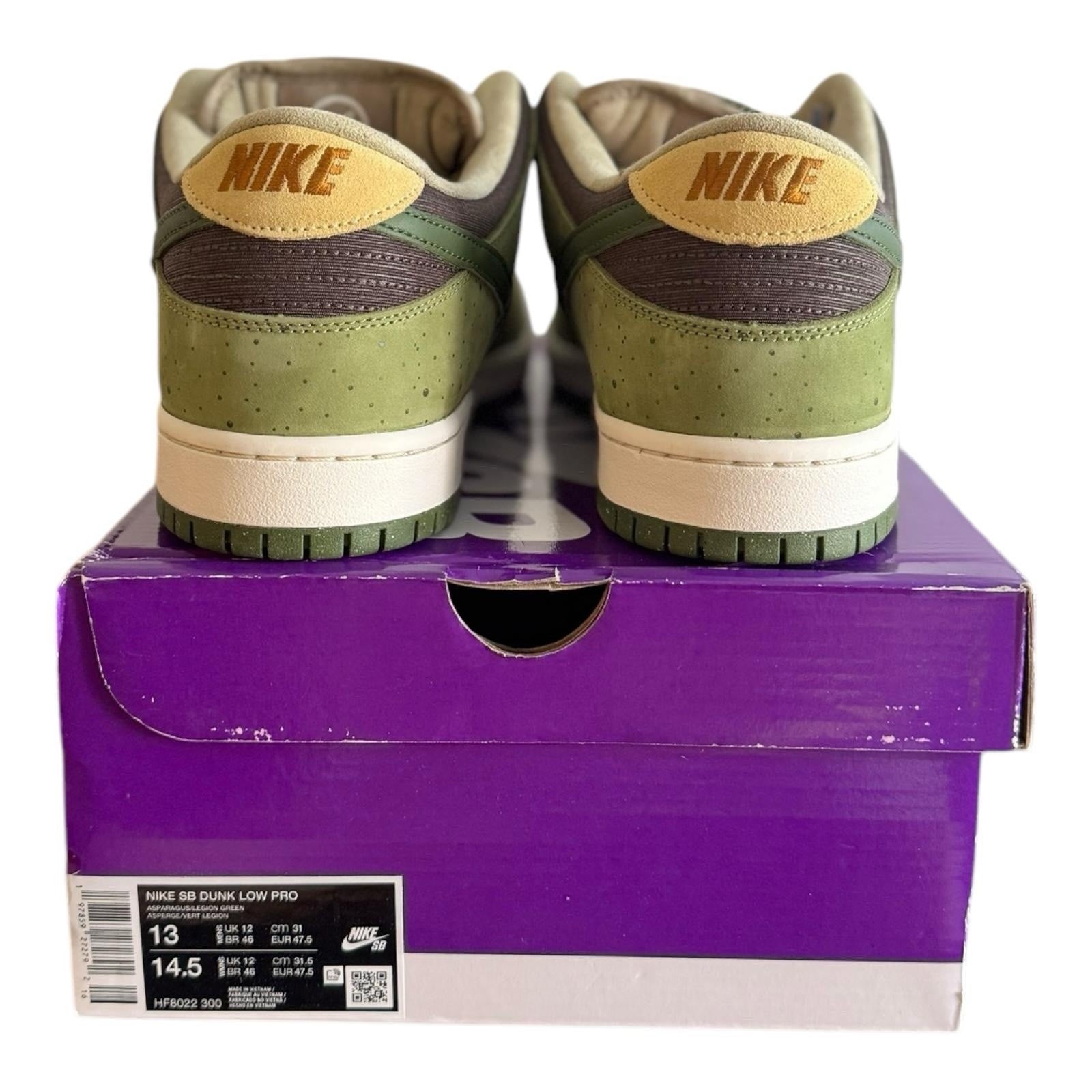 Size 13 - Nike Yuto Horigome x Dunk SB Low Matcha