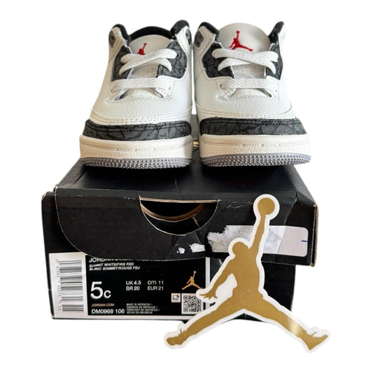 Nike Jordan 3 Retro (TD) Size 5C