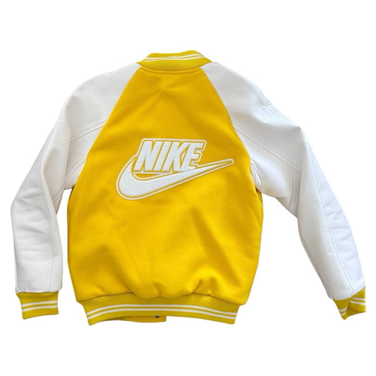 Nike X Nigo Yellow Varsity Jacket Size XS