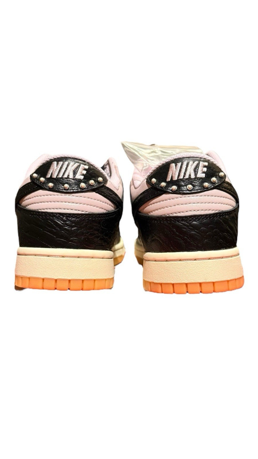 Size 10 - Nike Dunk Low Black Platinum Violet Croc