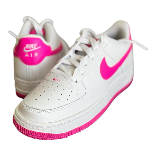 Nike Air Force 1 (GS) Size 5Y Laser Fuchsia