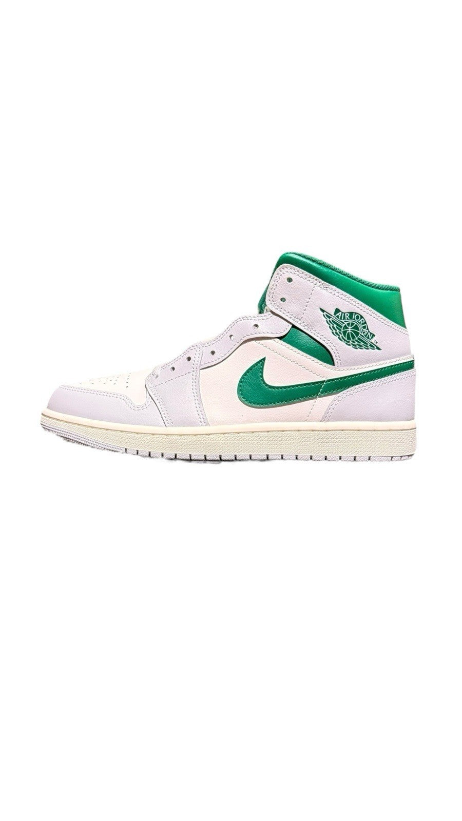 Size 10 - Air Jordan 1 Mid Summit White/ Pine Green