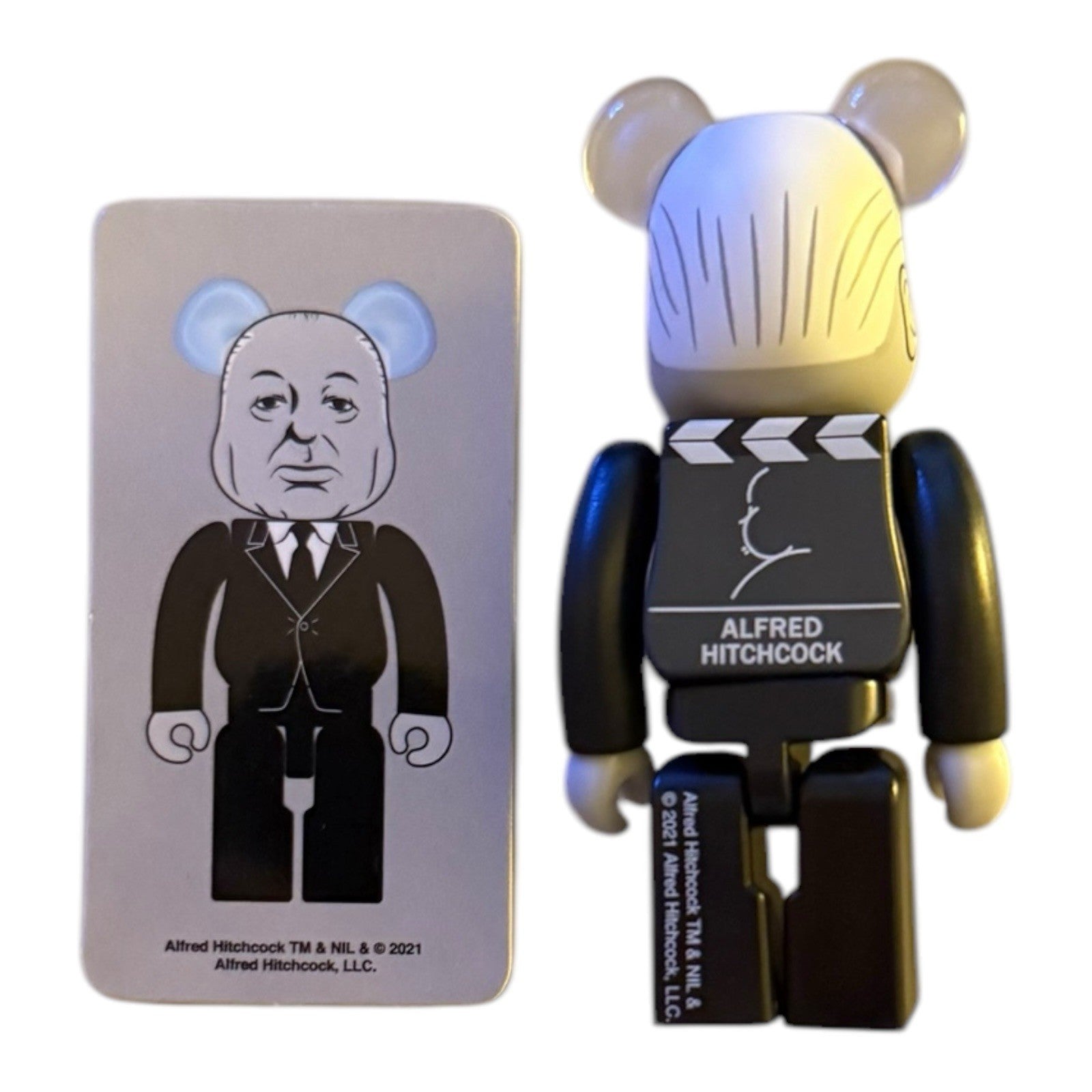 Bearbrick 100% Alfred Hitchcock