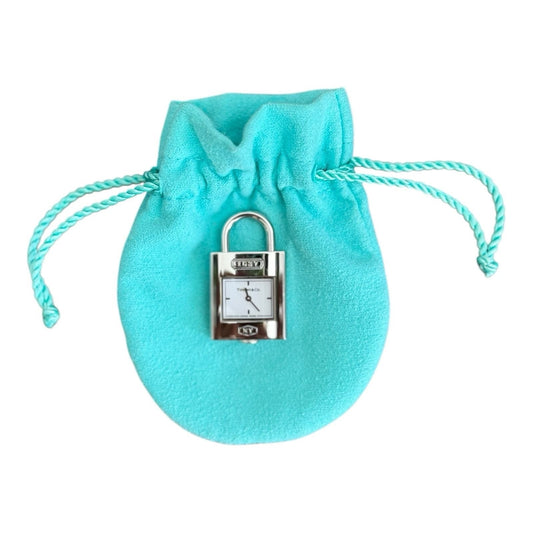 Tiffany & Co Silver Bracelet Clock Charm