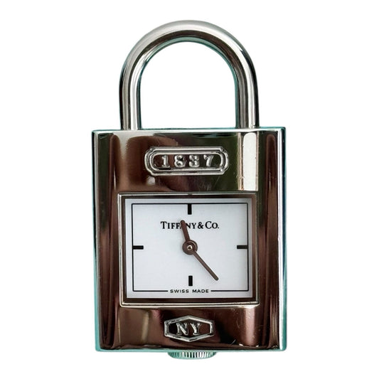 Tiffany & Co Silver Bracelet Clock Charm
