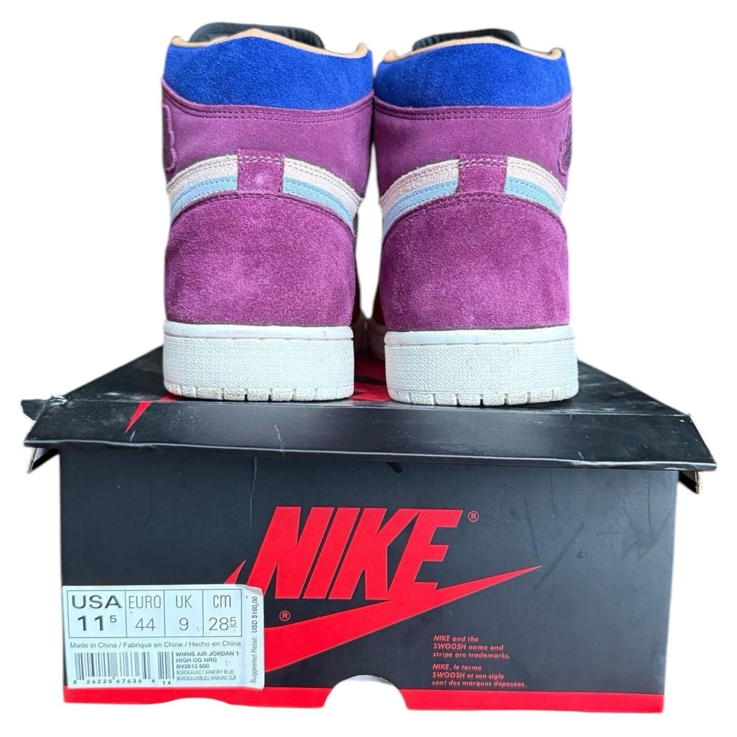 Jordan 1 Retro High Aleali May Court Lux Size 11.5W